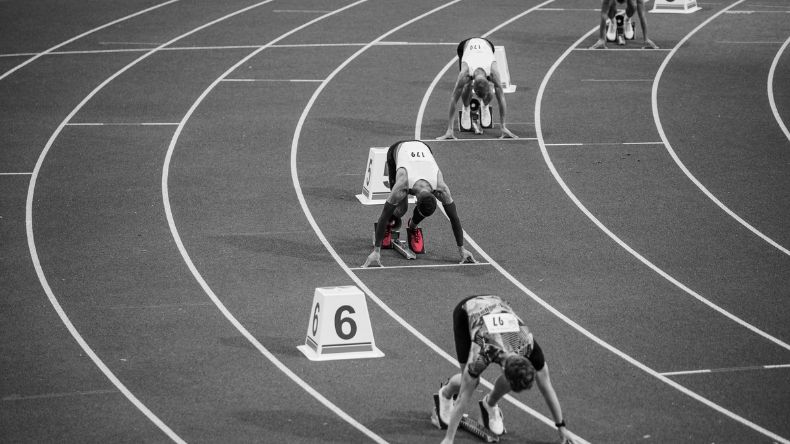 Recruit Loan Officers Shown as Starting a Race