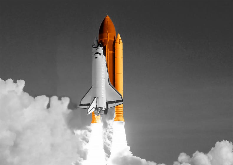 Top Loan Officers Success Represented by Shuttle Liftoff
