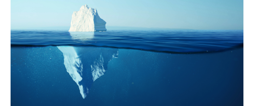 Real Estate Agent Relationship Obstacles Shown as Iceberg